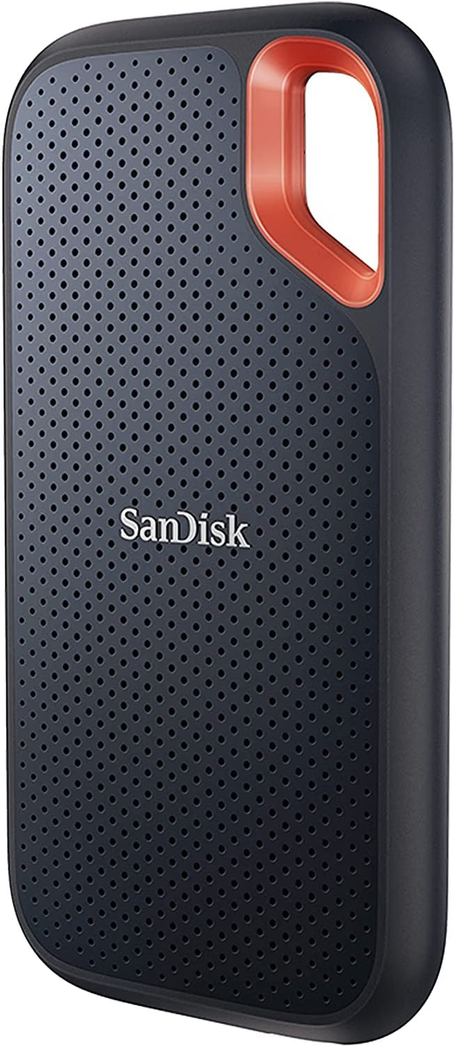 SanDisk Extreme 2TB Portable External SSD – 1050MB/s Read, 1000MB/s Write, Black