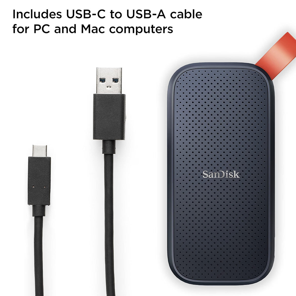 SanDisk 1TB Portable SSD – Up to 800MB/s, USB 3.2 Gen 2